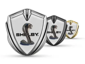 Shelby Metal Abovedado Emblema De Carrera Estilo Brilla Cúpula